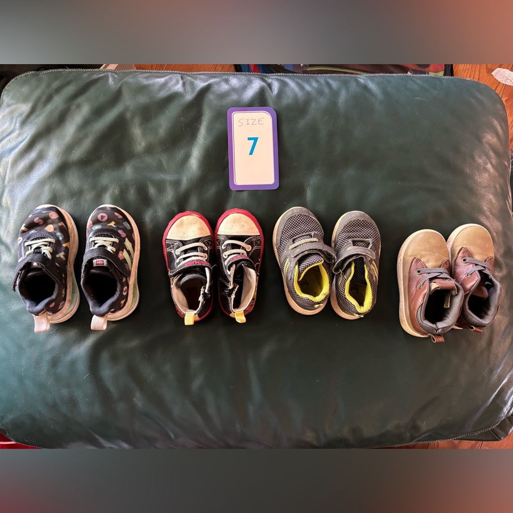 Adidas,Mickey,Stride Rite,Carters Toddler Boy Shoes Size 7